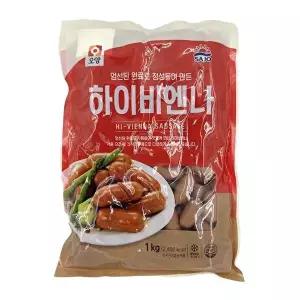 [프레쉬푸드](냉장) 사조오양 하이비엔나 1kg