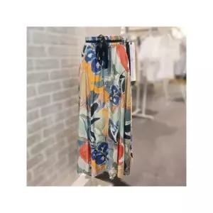 [하프클럽/레코브]  SB31F7SK526X 멀티 프린트 스커트