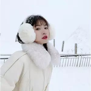 1+1 보관하기 좋은 접이식 큰 여성 퍼 귀마개 도리 겨울 털마개 방한덮개 방한용 남자 여운 마개 여자 한파