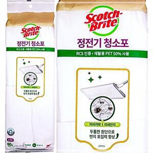 3M 정전기 클리닝포 60매 먼지털이