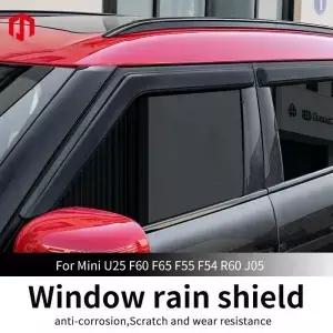 미니 쿠퍼 용 윈도우 바이저 F55 F65 F60 R60 U25 F54 J05 COUNTRYMAN CLUBMAN Vent Sun Rain Guard Shield