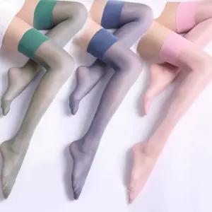 레인보우 와이드 12D 밴드스타킹 10color 여성 패션잡화 일타킹 컬러 편안한