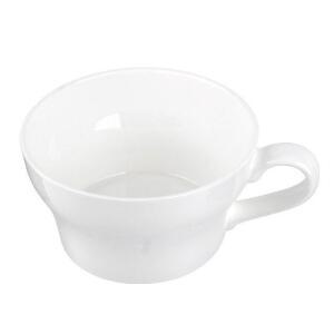 도자기그릇 BPA Free 주방식기 손잡이 라면그릇 도자제 관공서 라면기 학교 국그릇 유백색 1p