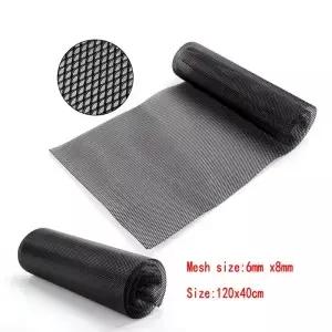 1pc 120X40cm 그릴 벌집 육각형 메쉬 ABS 플라스틱 스포일러 범퍼 구 범용 후드 벤트 레이싱