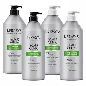 케라시스 두피 클리닉 샴푸, 980ml, 2개 + 린스,