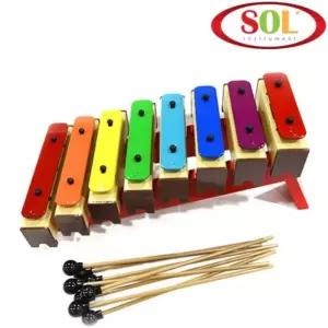 SOL 알토 계단실로폰 HMBA-8 8음 교육용 악기