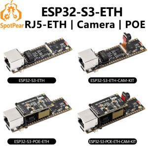ESP32-S3 ETH 카메라 개발 보드 PoE RJ45 / OV2640 포트 W5500 Micro-SD Raspberry Pi 크기와 호환 가능