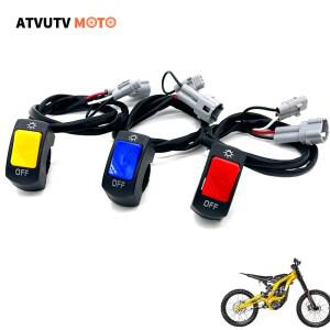 전기 바이크 오토바이 방수 헤드 램프 라이트 스위치 단추  Sur-Ron Light Bee S X Motocross 부품  1PC