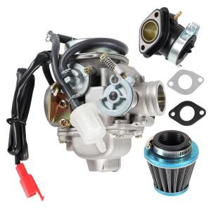 스쿠터 모페드 ATV 쿼드 GY6 125 152QMI 24mm PD24J 기화기 및 고성능 매니폴드