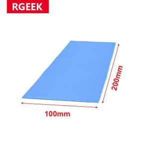 RGEEK 6.0 전도성 W/mK 100x200mm CPU 방열판 열 패드 프로세서 냉각 실리콘 액세서리