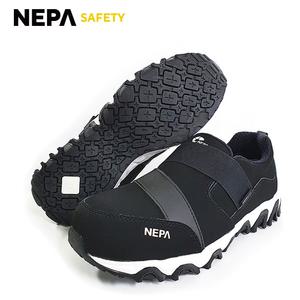 안전화 네파 Safety L-51 일상화 액션누벅 스틸토캡 발등덮개 PU 에어인솔 쿠션감 피로감소 접지력