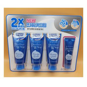 시세이도 센카 퍼펙트 휩 클렌저 120g x 3개 + 40g 코스트코 포밍 클렌징