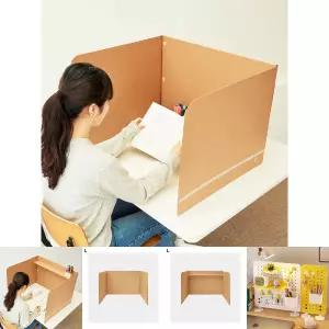독서실 칸막이 책상 (기본)/가림막/소품/가벽/파티션/무타공/사무실/공간/분리/테이블/접이식/커텐/가림판