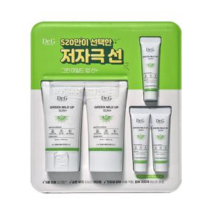 닥터지 그린 마일드 업 선크림 50mlx2 + 10mlx3 무기자차 썬크림 닥터g 선플러스 선로션