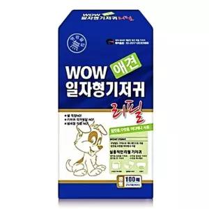 100매 위생적인 와우 외출준비 중형 강아지 기저귀 애견 PW8CFEEF