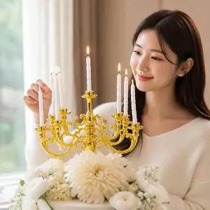 생일 케이크 대형 촛대 샹들리에 초 파티 크리스마스 기념 장식