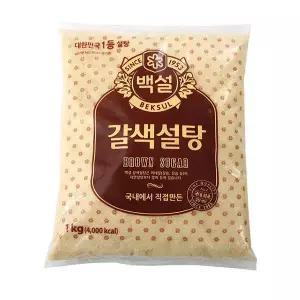 [우리가락][새벽배송][우리가락]CJ 백설 갈색설탕 1kg