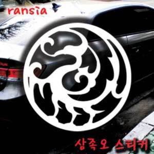 삼족오 차량용 스티커 /튜닝 포인트 용품 자동차용품 리어 커팅 포인트 자동차