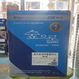 KCC 숲으로 에이스 외부용 18L 외부수성페인트 조색 무광