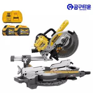 디월트 DCS727T2 충전 탁상 슬라이드 원형톱 60V 254mm 2.0Ah 2팩 각도절단기