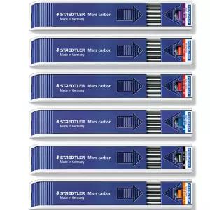 스테들러  마스 카본 200 홀더심 200 4B 2B B HB H 2H Mars Carbon 블랙 2mm