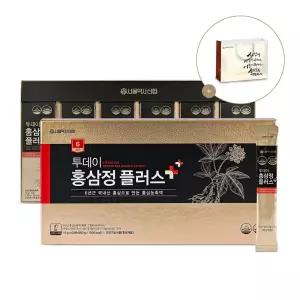 (진세노사이드 15mg) 6년근 투데이 홍삼정 플러스 스틱 10g 60포+쇼핑백