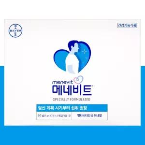 메네비트 (60정) 남성비타민 임신준비 항산화 체력 활력 영양제 바이엘