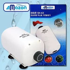 아마존 SH-A3 2.5W 고출력 무소음 2구 쌍기 다이얼 조절 에어 산소 발생 펌프 기포기