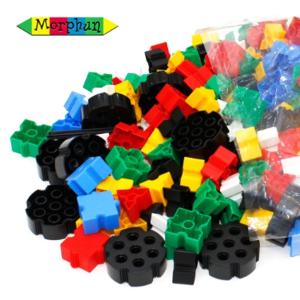 몰펀 주니어 500 pcs 어린이 블록 + 가이드북