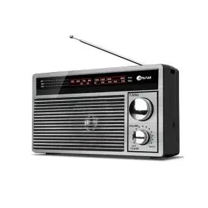 아남 R1 레트로 감성 라디오 블루투스 스피커 휴대용 캠핑 탁상용 빈티지라디오