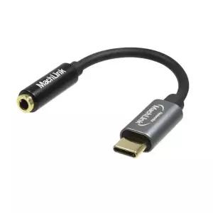 링크 이 DAC USB C타입 TO 4극 AUX 케이블 이어폰 젠더 ML-CSCH