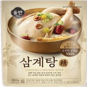 올반 삼계탕 정 900g 4개