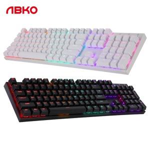 앱코Hacker K640 PC방 키보드 레인보우LED 축교환