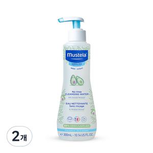 무스텔라 클렌저 페이스 노 린스 클렌징 워터 300ml 2개