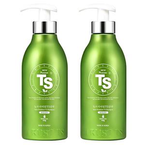 TS 뉴 샴푸 프리미엄 탈모 증상 완화 기능성 샴푸 500g × 2개