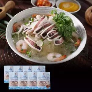 동해오대감 세절 오징어 국내산 자연산 손질 세척 냉동 슬라이스 간편 조리 개별포장 오징어 8팩