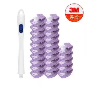 쓰리엠 3M울트라클린 변기청소용 크린스틱 핸들+리필 25개