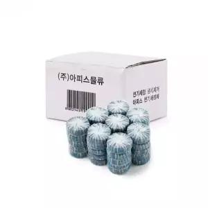변기크린 아피스 변기세정제 40g 40개 변기 크리너 세정볼 변기냄새제거 변기파란물