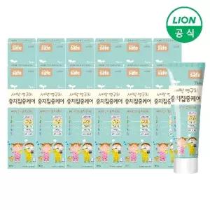 키즈세이프 충치집중케어 치약 60g X 12개 (7세이상/고불소1,000ppm)