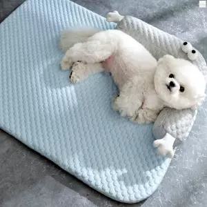 여름용 강아지 방석 쿨 방수 사각 반려동물 쿠션