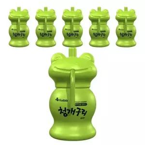 하비비 프리미엄 청개구리 자동 변기 세정제 120g x 6개