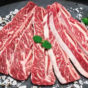 [냉동][육미당] 호주청정우 손질 필요없는 어린소 LA 꽃갈비 800g