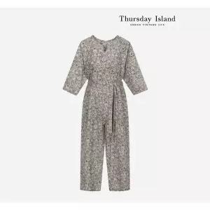 [써스데이아일랜드][Thursday Island] 플라워 벨티드 오버롤(T236MPT132W)