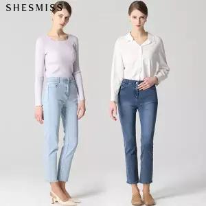 [쉬즈미스(SHESMISS)] 히든밴딩 스키니 데님 팬츠 (택가격: 158000원)