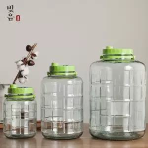 담금주 보관병 3L 5L 8L 과일주 매실장아찌 장류 발효식품 유리용기