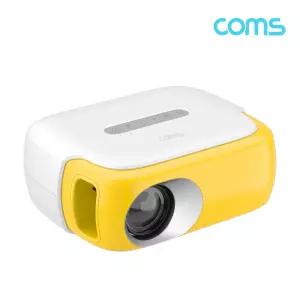 [RE965] Coms 미니 LED 빔프로젝터, 소형, 1000루멘, HDMI USB AV, 영사기, 640 x 360, 1080P입력