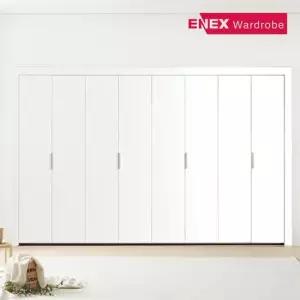 에넥스 아이 올뉴 E0 여닫이 드레스룸 안방 맞춤시공 붙박이장 12자 360cm 고급형)