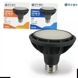 장수 15W LED PAR30 (확산형 램프) 전구교체 E26 조명