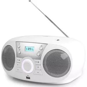 코비 블루투스 CD플레이어 BTCD20 화이트