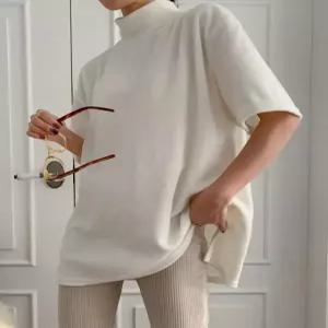 카운트 후리스 폴리스 기모 목폴라 오버핏 반팔 티셔츠 겨울티 이너티